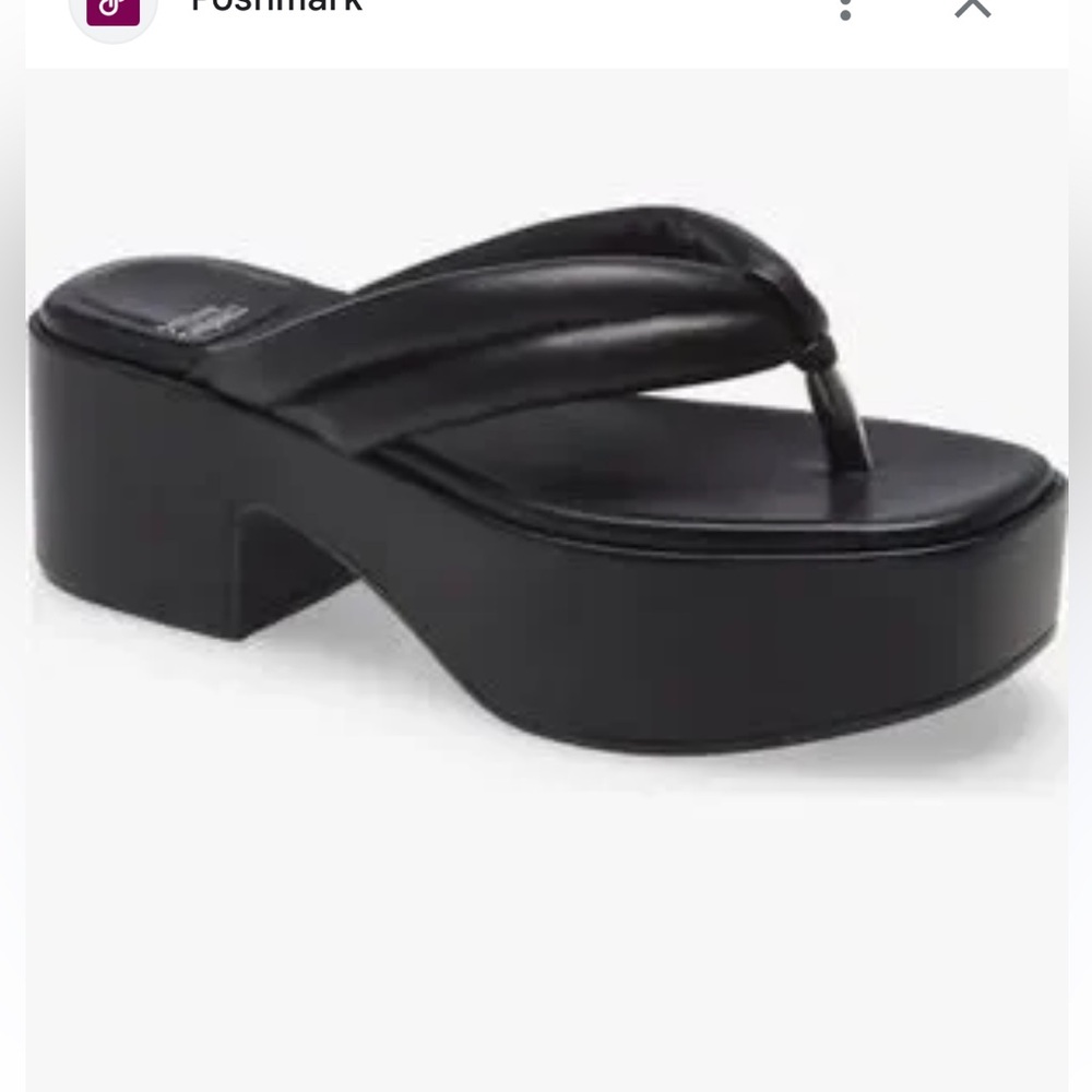 Jeffrey Campbell Black Platform Sandals